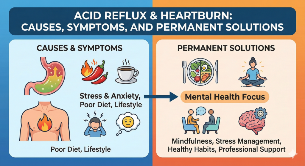Acid Reflux and Heartburn Causes, Symptoms, and Permanent Solutions