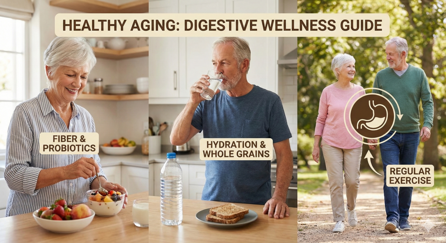 How to Keep Your Digestive System Healthy as You Age