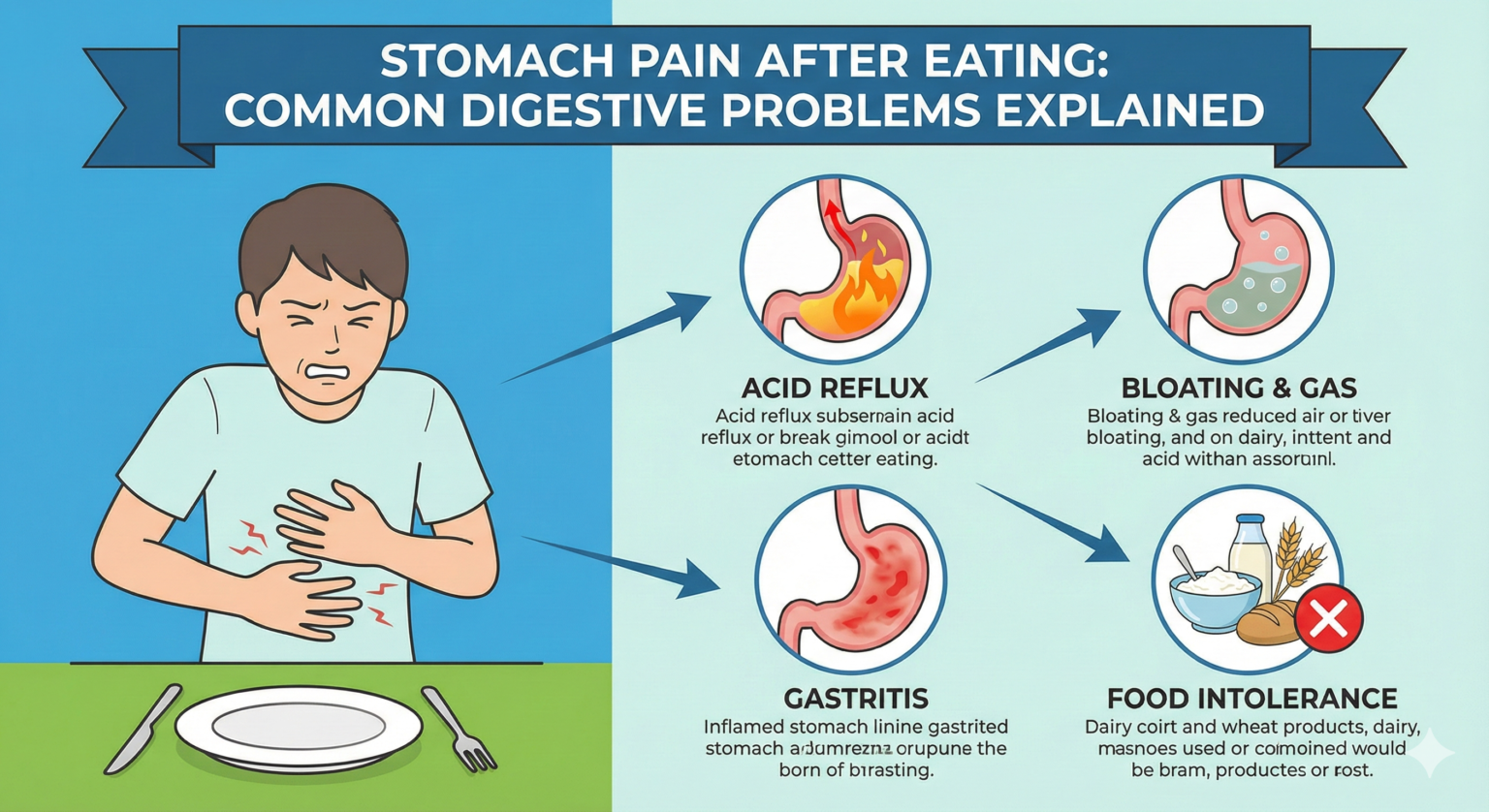 Stomach Pain After Eating: Common Digestive Problems Explained