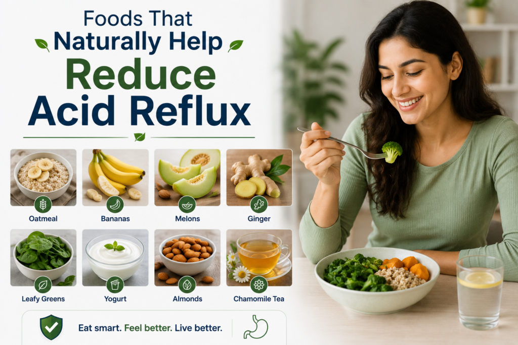 Foods That Naturally Help Reduce Acid Reflux