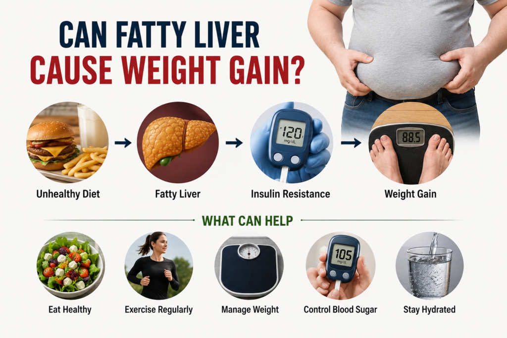 Can Fatty Liver Cause Weight Gain