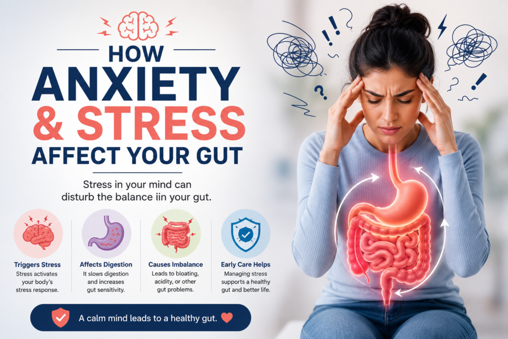 How Anxiety and Stress Affect Your Gut